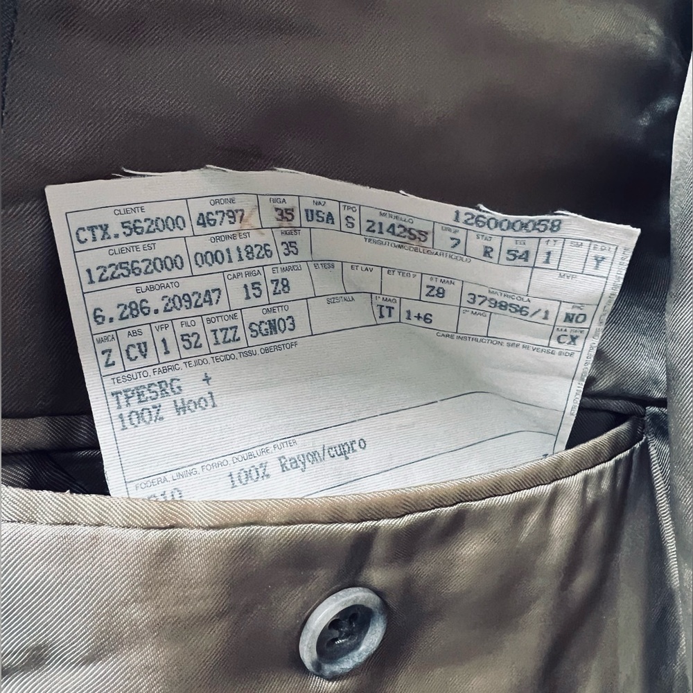 Ermenegildo Men’s Blazer 54r - image 4